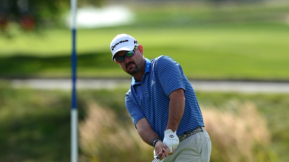 Some Czech flags on show  at Albatross Golf Resort ahead of the 2016 D+D REAL Czech Masters