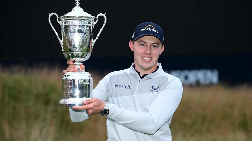 Fitzpatrick lifts US Open Trophy