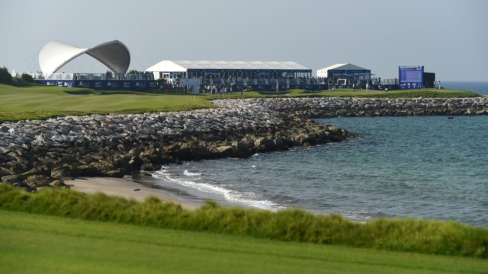 Al Mouj Golf 18th hole