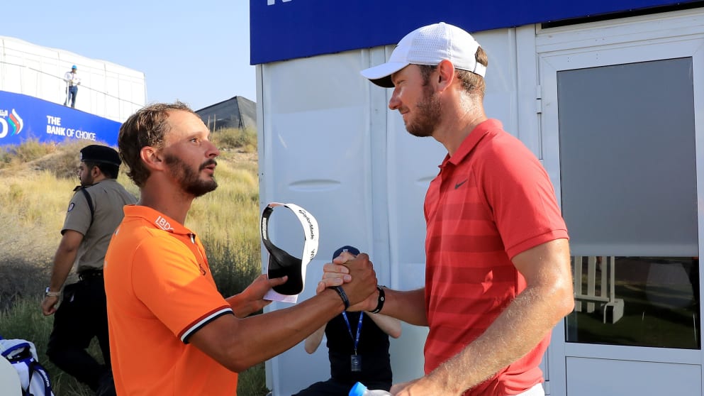 Joost Luiten after the final round of the NBO Oman Open