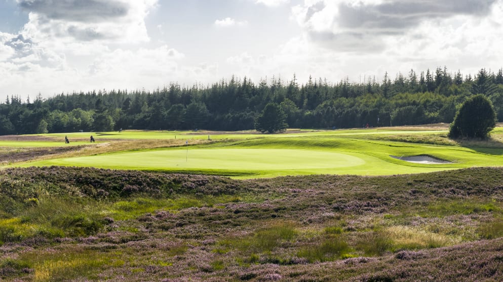 Hole 3 green - from the left