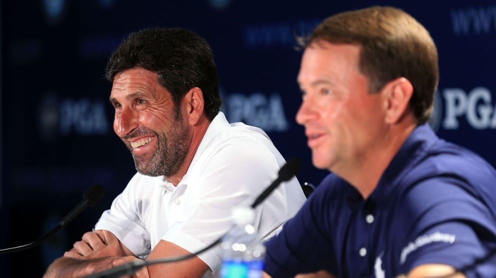 Jose Maria Olazabal and Davis Love III