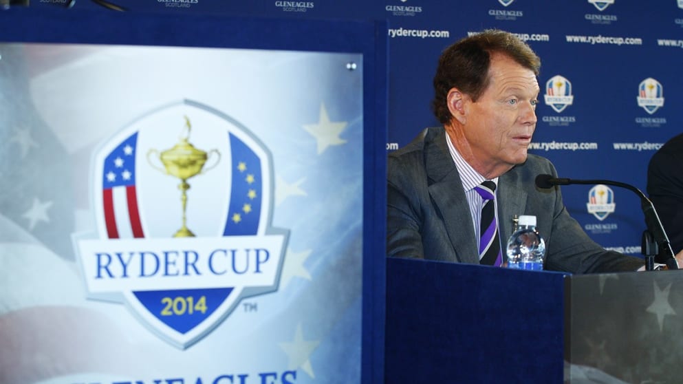  Tom Watson is unveiled as US Ryder Cup Captain
