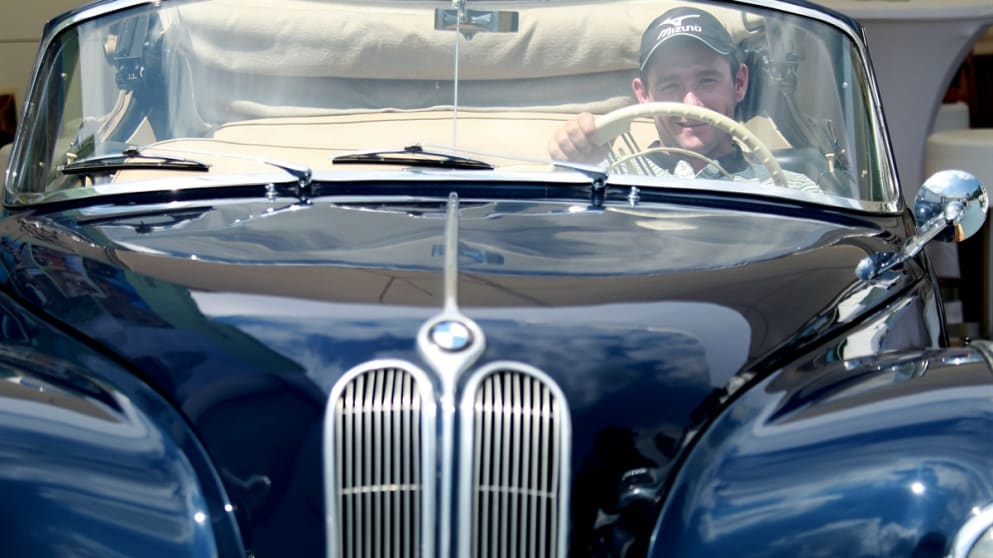 Peter Whiteford gets to grips with a BMW 1955 classic car 