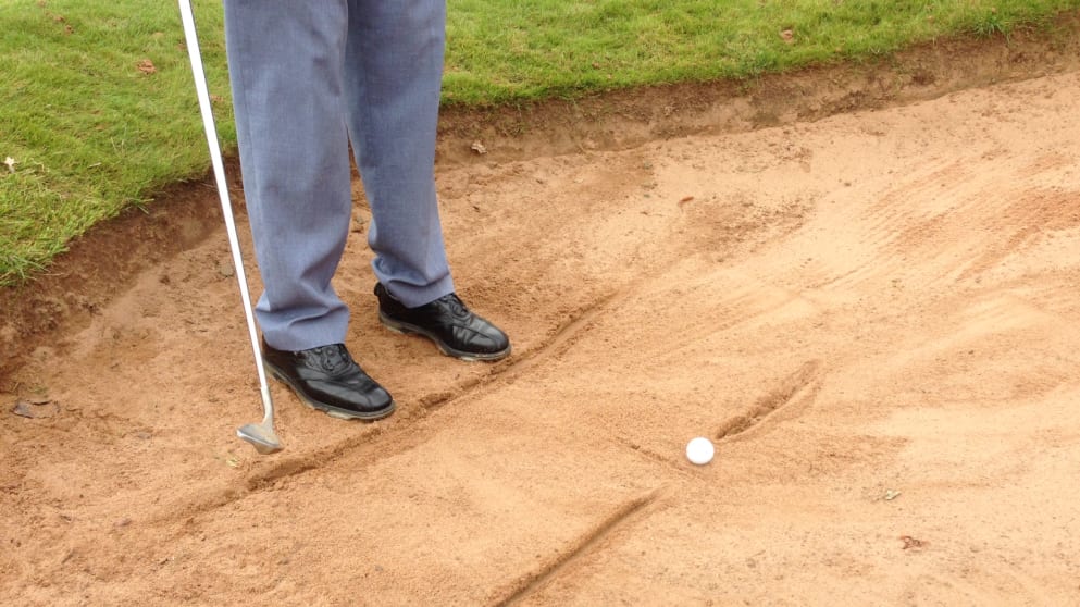The Senior Tour's Tony Johnstone is an expert when it comes to play from the sand
