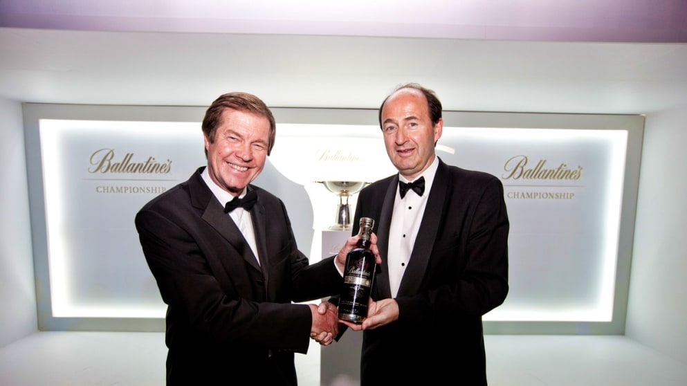 George O'Grady and Chivas Brothers Chairman and CEO Christian Porta Photo: James Cheadle/Ballantine’s.