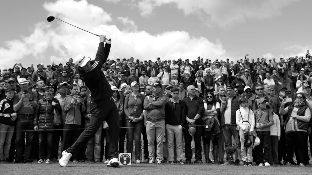 Jon Rahm - in action at the 2018 Open de Espana
