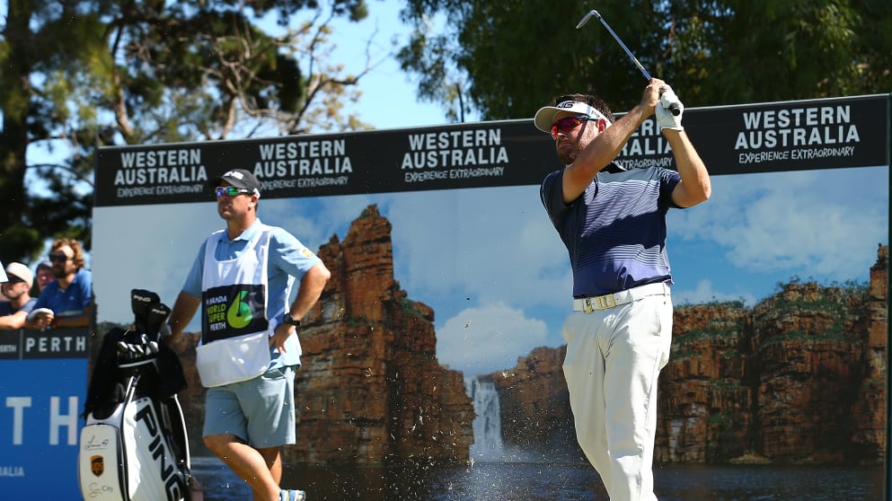 Louis Oosthuizen at the ISPS HANDA World Super 6 Perth