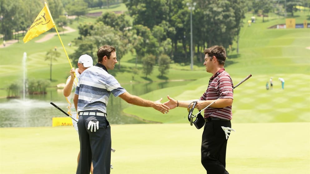 Charl Schwartzel and Louis Oosthuizen