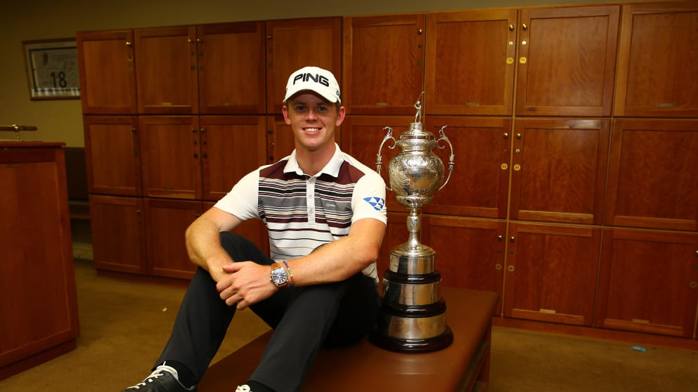 Savouring victory - BMW SA Open Champion Brandon Stone