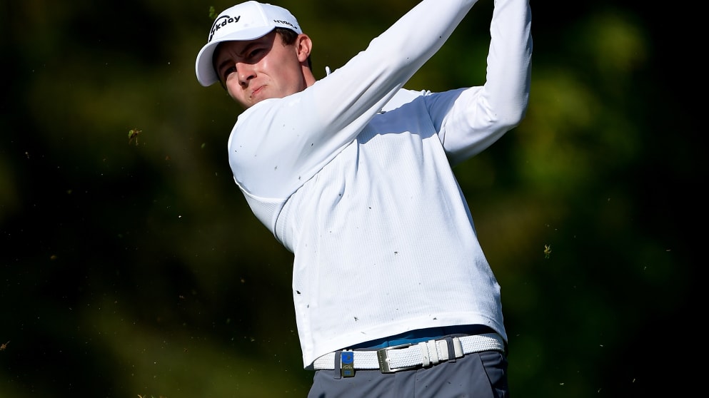 Matt Fitzpatrick on Day 2 in Switzerland