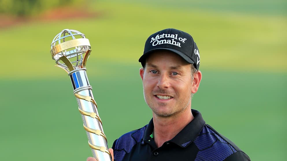 Henrik Stenson - the 2014 DP World Tour Championship winner