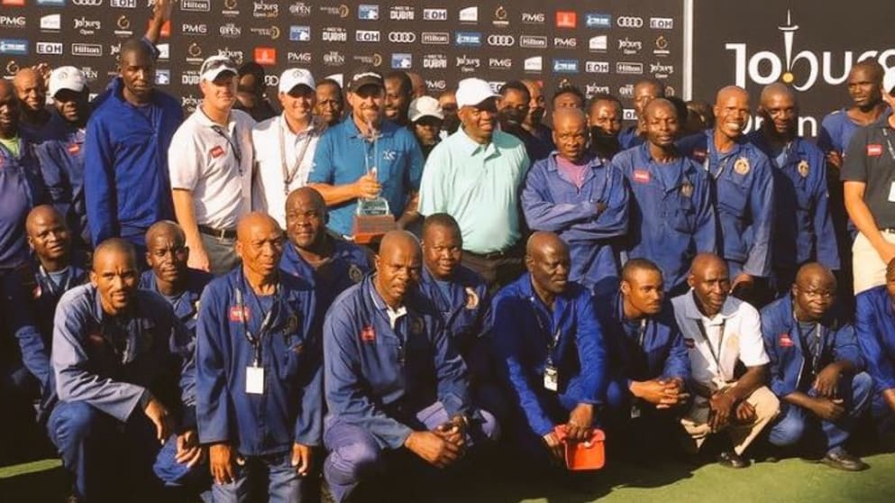 The Joburg Open groundstaff