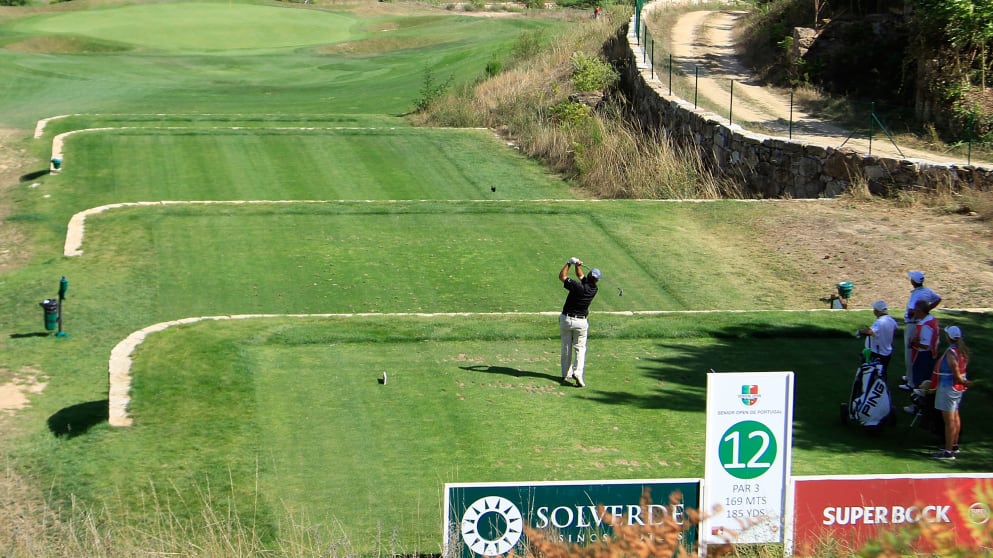 Tim Thelen - in action at the Senior Open de Portugal