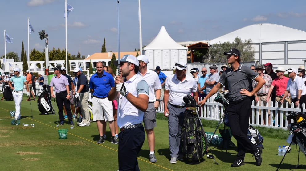Thomas Pieters supports EDGA at the Portugal Masters