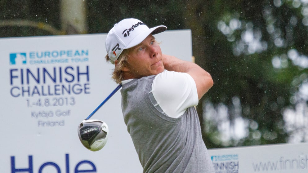Joonas Granberg, one of the 11 local players to make the cut at the 2013 Finnish Challenge (golfari.fi/Kai Kilappa)