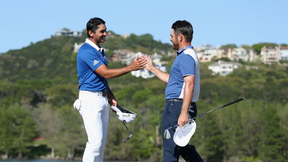 Jason Day and Louis Oosthuizen