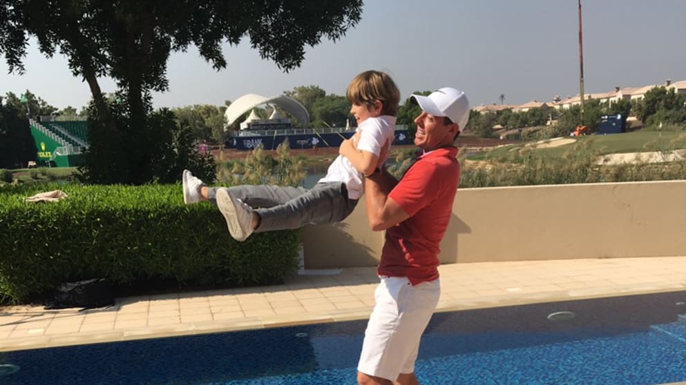 Billy with Rory McIlroy