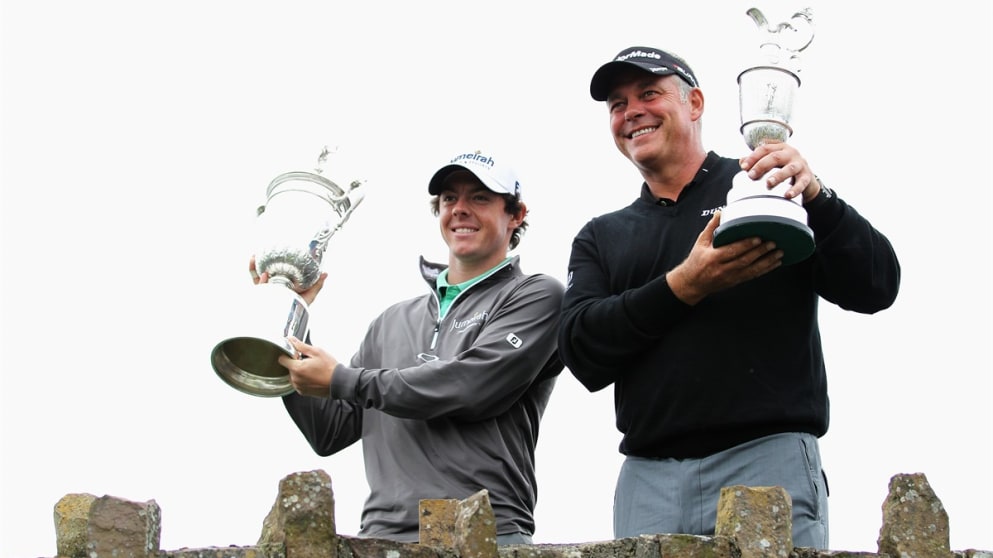 Rory McIlroy and Darren Clarke