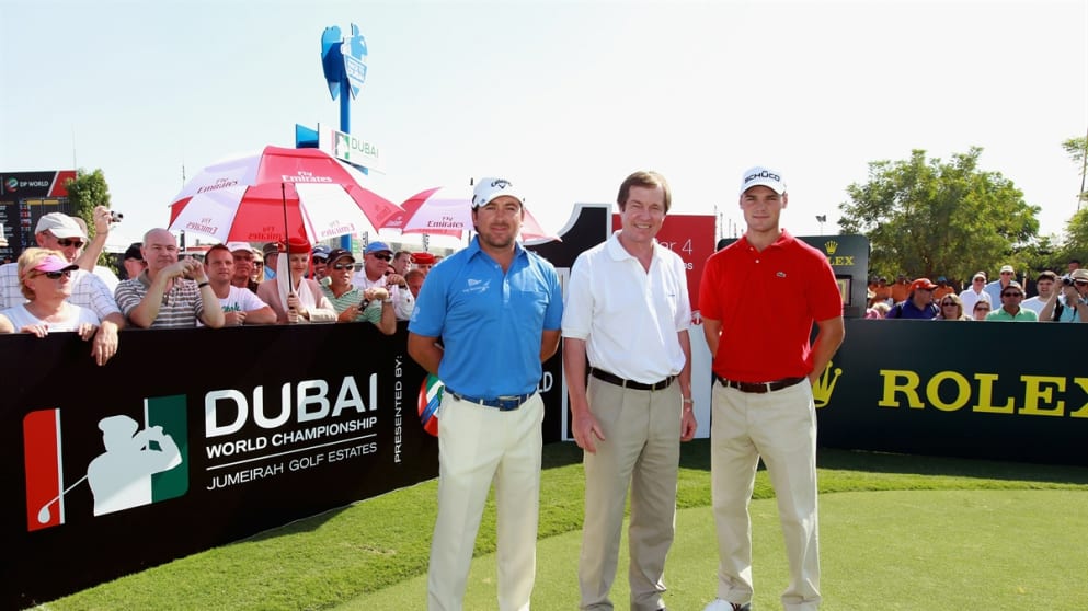 George O'Grady sees the Race to Dubai leaders off