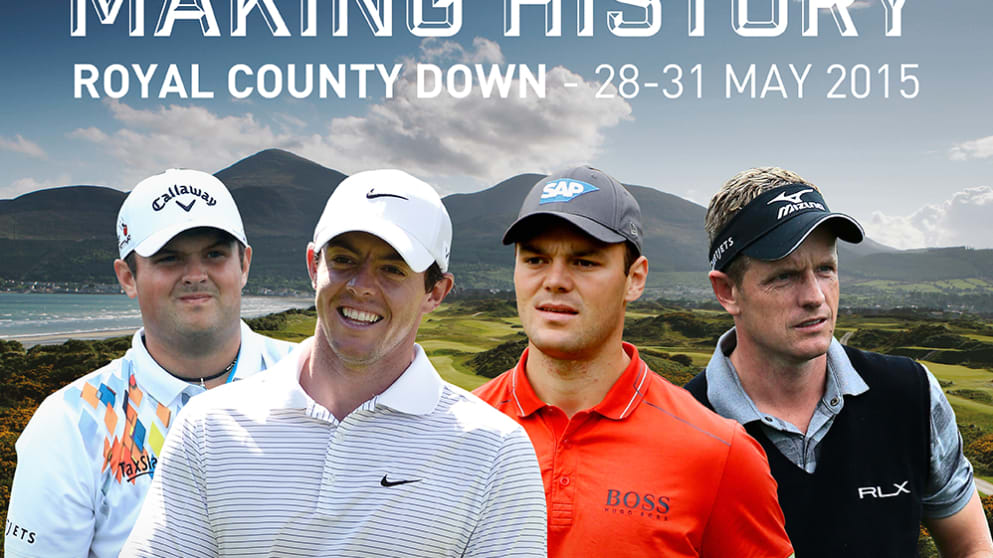 Rory McIlroy will be joined by Patrick Reed, Luke Donald and Martin Kaymer for this year's Dubai Duty Free Irish Open hosted by the Rory McIlroy Foundation