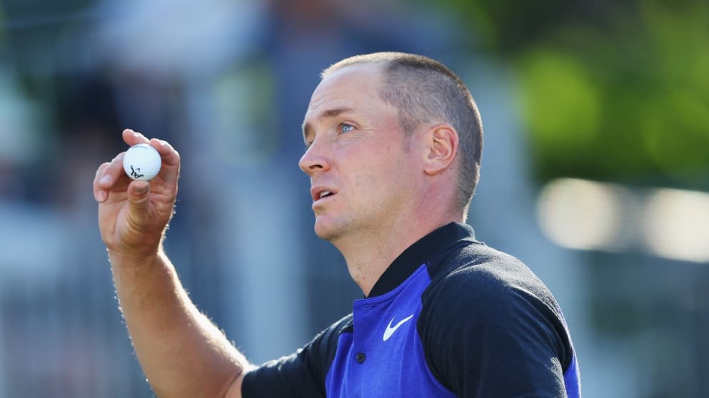 Alex Noren in action on day one