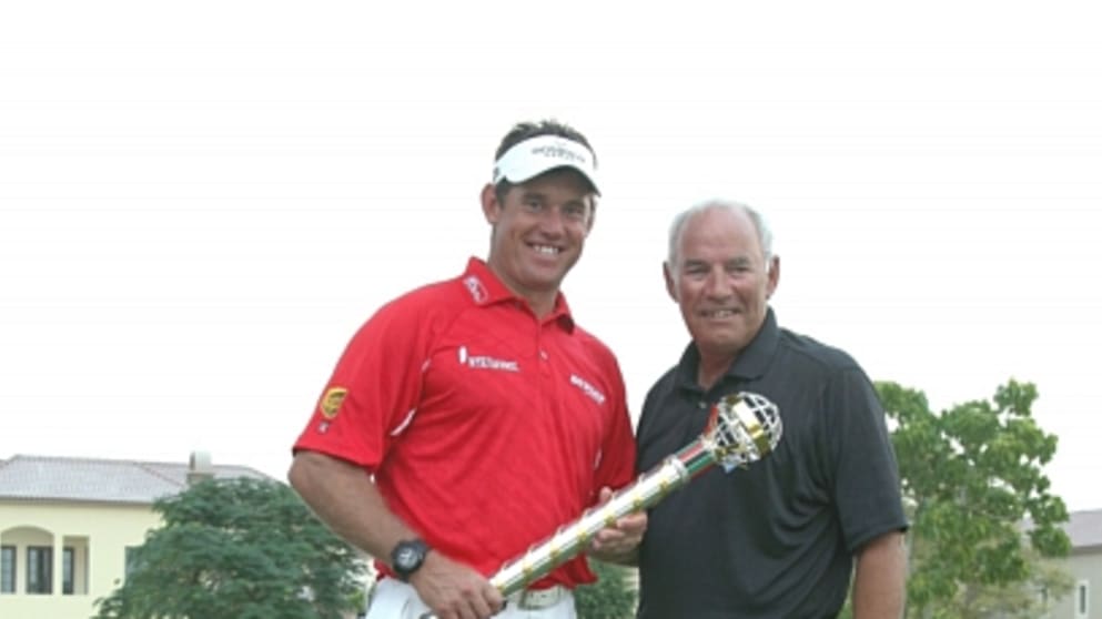 Lee Westwood and Bob Knott