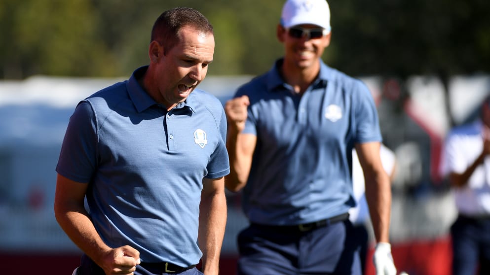 Sergio Garcia and Rafa Cabrera Bello