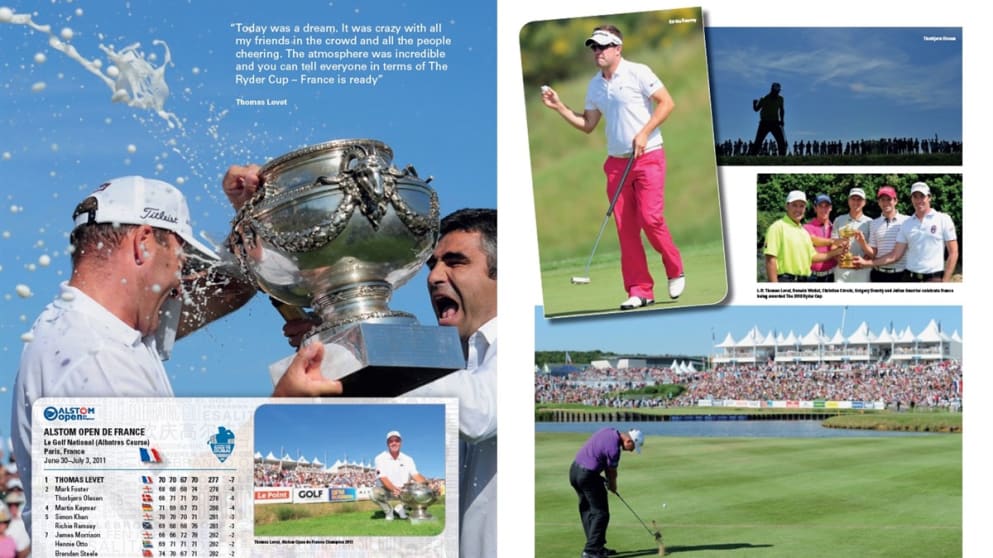 Thomas Levet won the 2011 Open de France by one shot.