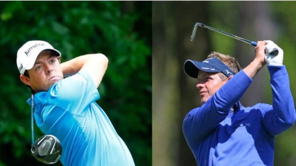 Rory McIlroy and Luke Donald