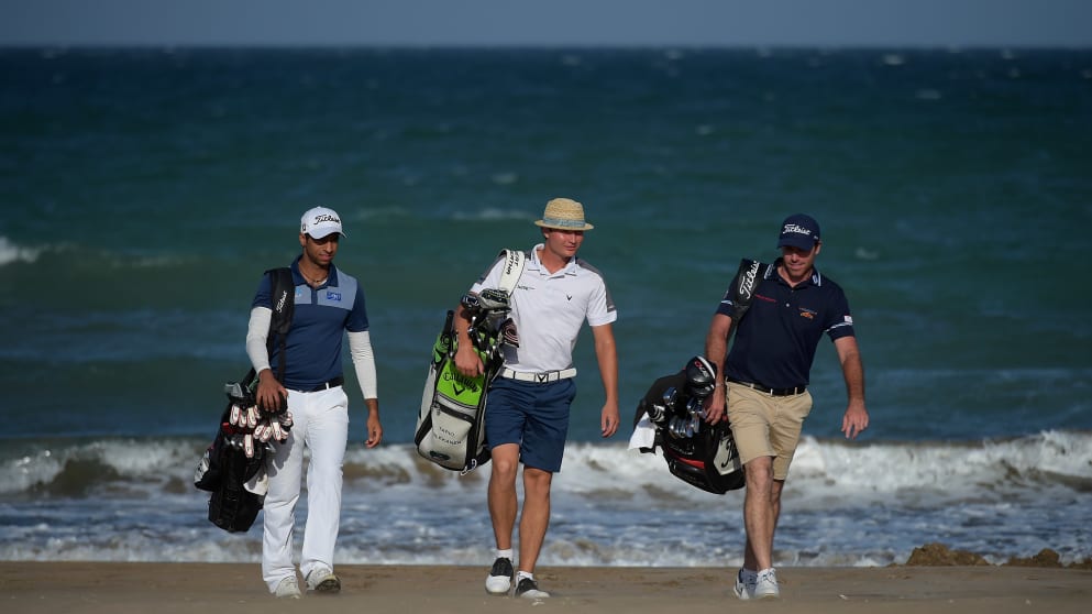 Aaron Rai, Tapio Pulkkanen and Julien Guerrier