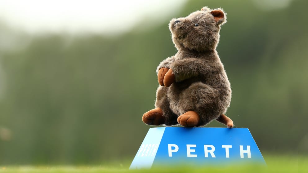 ISPS HANDA World Super 6 Perth tee markers