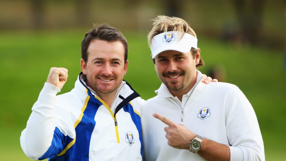 Graeme McDowell and Victor Dubuisson