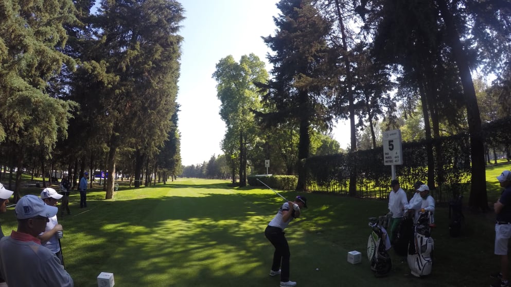 The fifth hole at Club de Golf Chapultepec