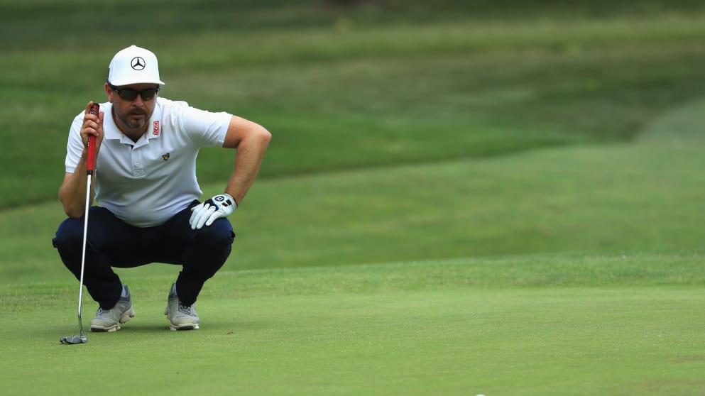 Mikko Korhonen - going very well at the Shot Clock Masters