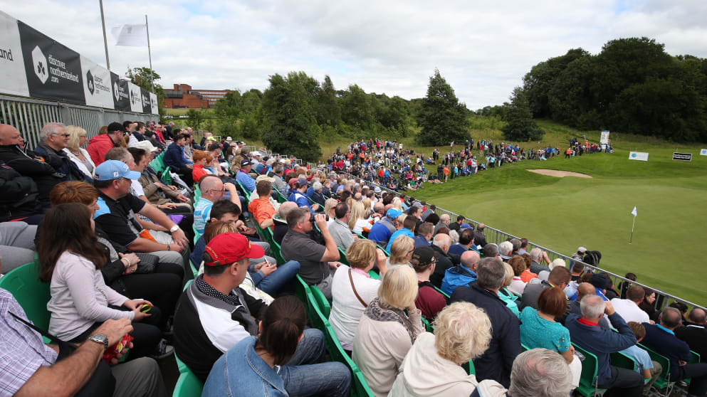 Crowds at the Northern Ireland Open 