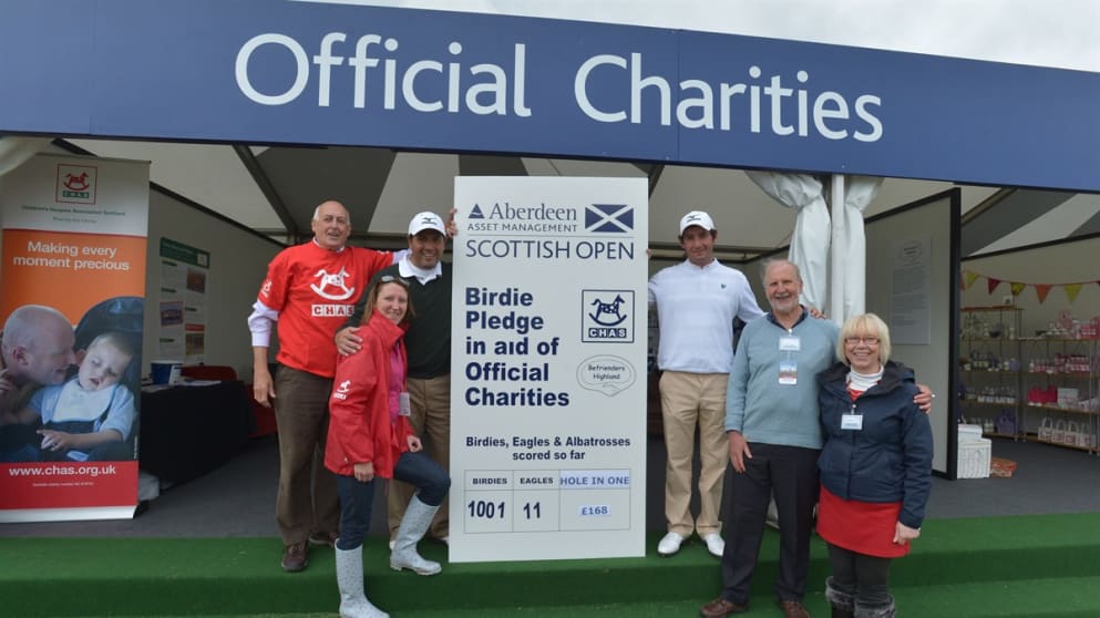 Ricardo Gonzalez and Peter Whiteford with the Official Charities