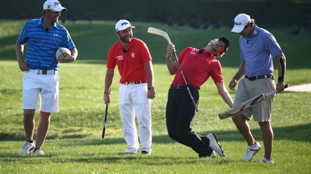 Bernd Wiesberger, Andy Sullivan, Thomas Pieters and Peter Uihlein 