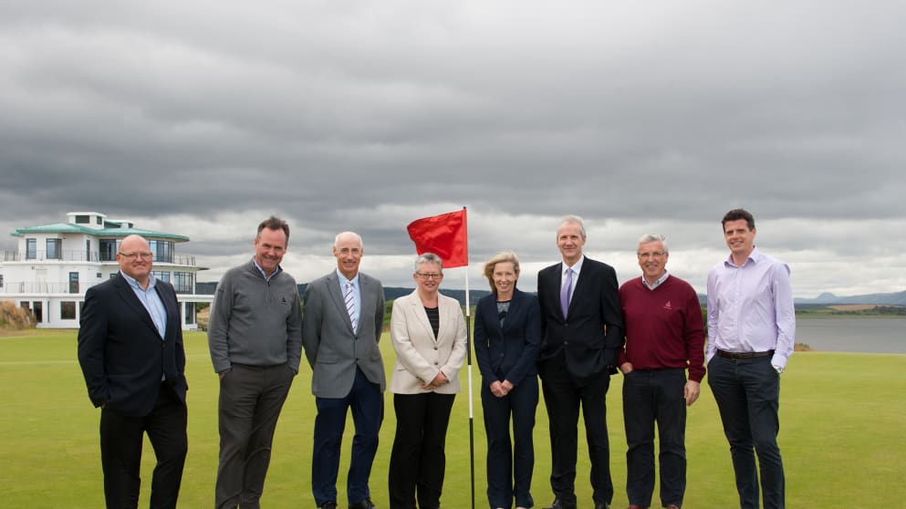 Alan Rawlinson (Visit InvernessLochNess) Stuart McColm (GM Castle Stuart) Mike Stewart (European Tour) Susan Smith (HIE) Alison Wilson (HIE) Stuart Black (Highland Council) Grant Sword (Castle Stuart) Alan Grant (Visit Scotland)