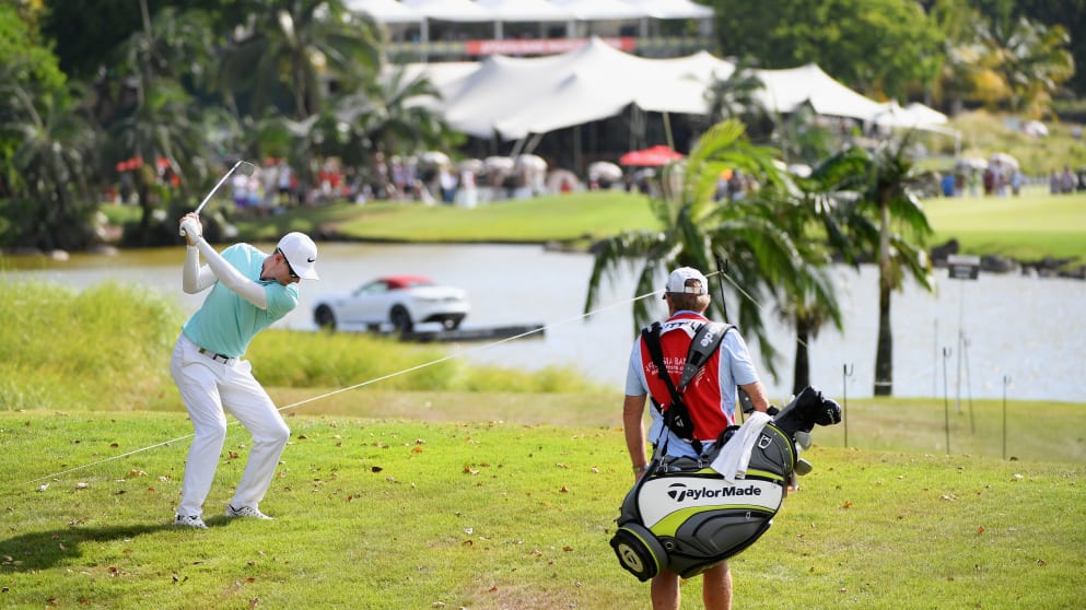 Dylan Frittelli during day four of the AfrAsia Bank Mauritius Open