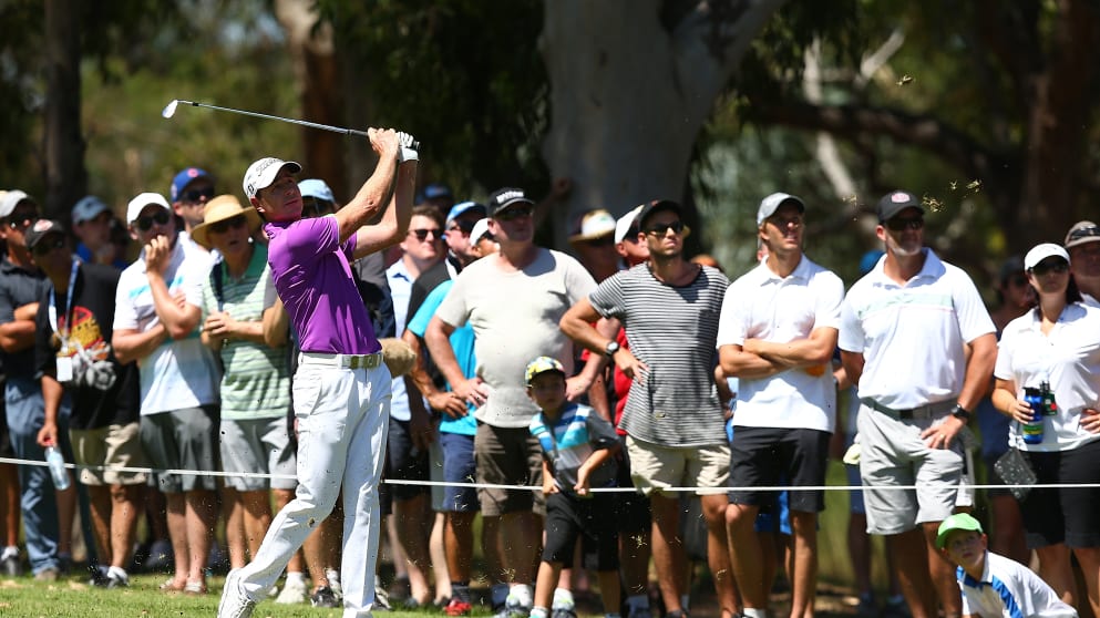 Brett Rumford at the ISPS HANDA World Super 6 Perth
