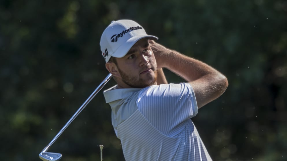 Max Schmitt tees off (golfsupport.nl)