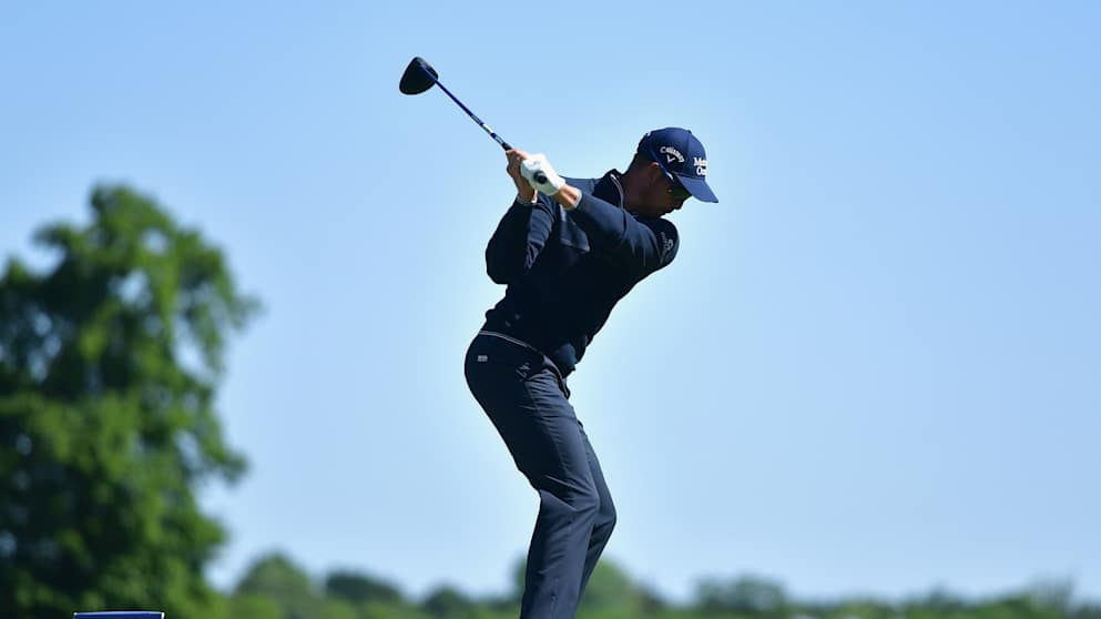 Henrik Stenson on the second hole during the third round