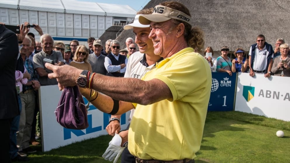 Jooset Luiten and Miguel Angel Jimenez (Golfsupport.nl)