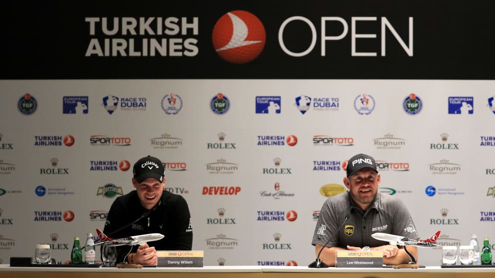 Danny Willett and Lee Westwood