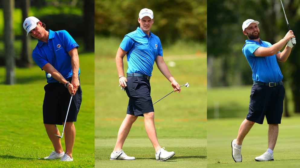 Players wearing shorts during practice