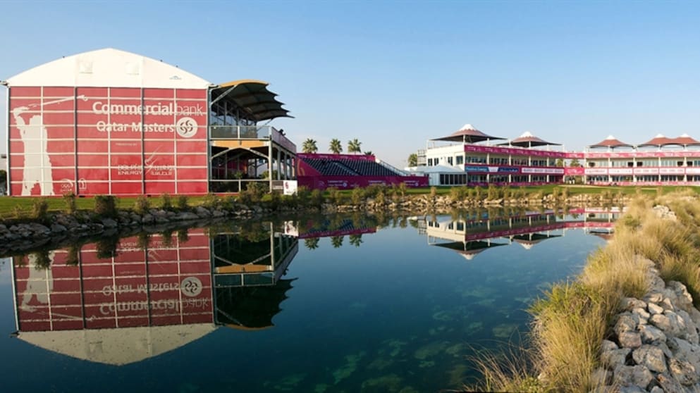 Doha Golf Club's 18th hole