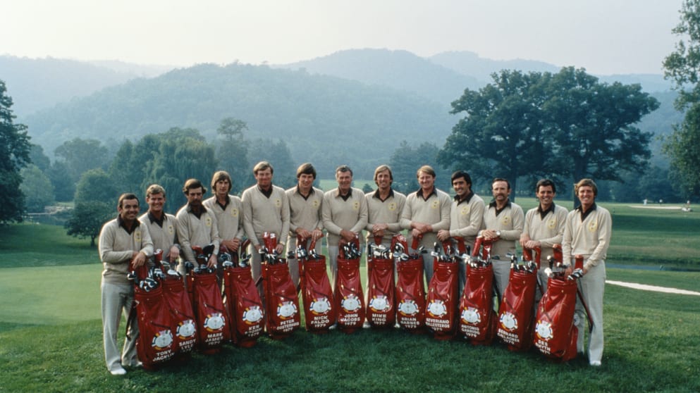 The 1979 European Ryder Cup team