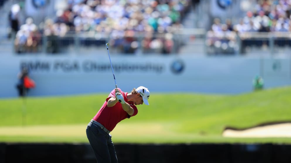 Thomas Pieters during the BMW PGA Championship