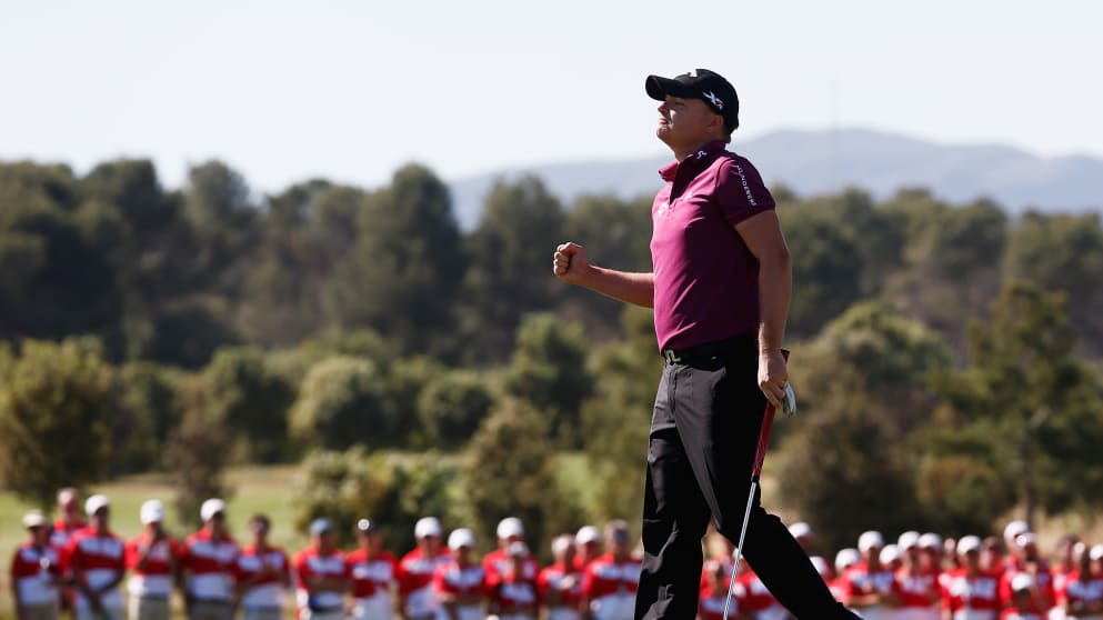 James Morrison during his 2015 Open de Espana victory